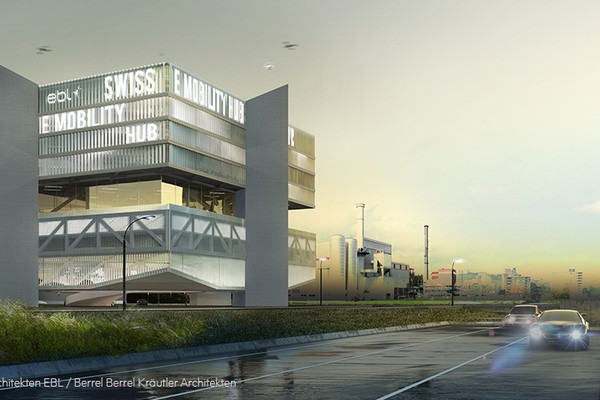 Swiss E-Mobility Hub : la plus grande station de charge électrique d’Europe – avec de l’énergie 100% locale et renouvelable